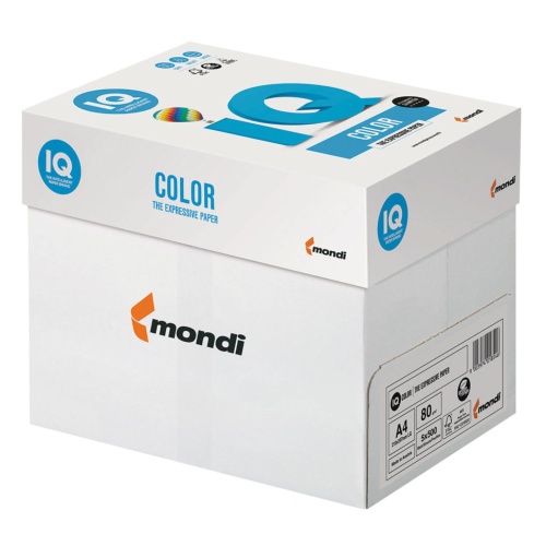 Бумага цветная для принтера IQ Color А4, 80 г/м2, 500 листов, серая, GR21 фото 5